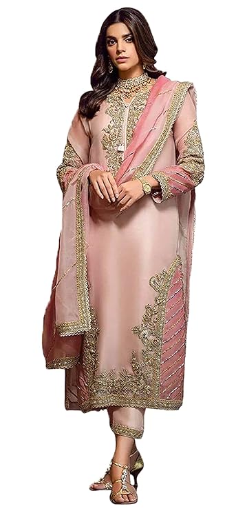 SHAFNUFAB Womens Net semi Stitched anarkali gown for women Ladies use anarkali gown for women wedding For Emboirdery anarkali gown set with dupatta And anarkaligown dress