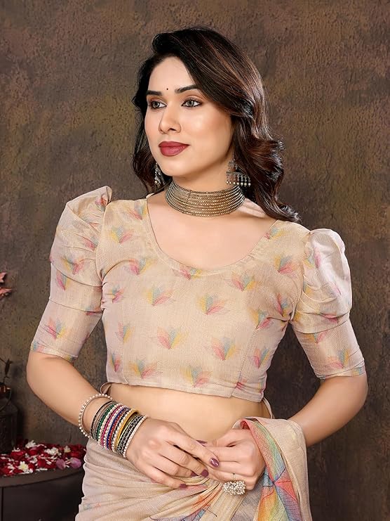 Yashika Women's Chanderi Saree