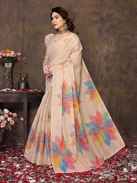 Yashika Women's Chanderi Saree