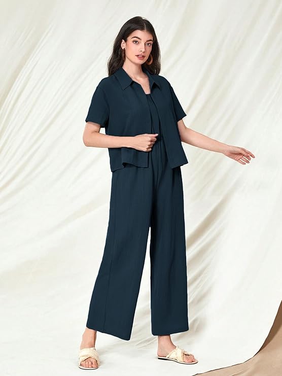 TOPLOT Jumpsuit for Women || Coordset for women || Co ord Western