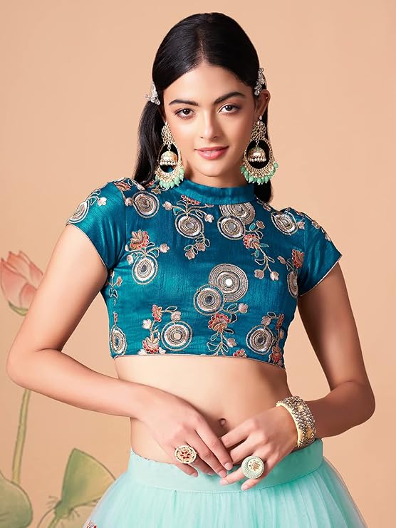 Embroidered Semi-Stitched Bridal New Lehenga Choli