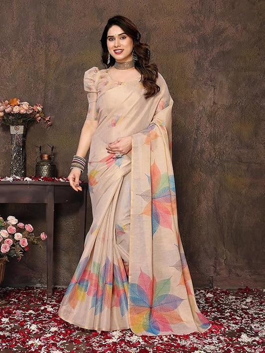 Yashika Women's Chanderi Saree